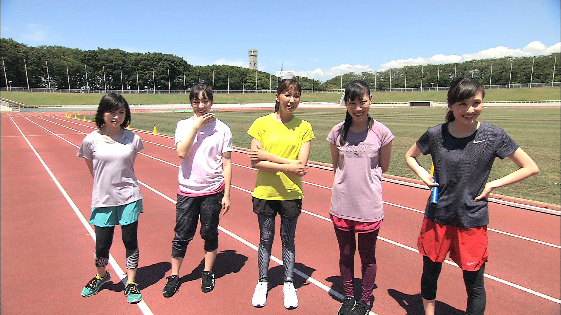 テレ朝post ももクロが緊急特訓 全力で挑んだ武井壮との 0mリレー対決 舞台裏公開