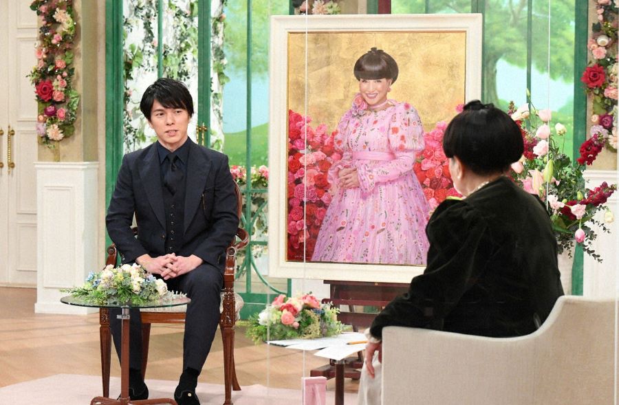 テレ朝POST » “完売画家”中島健太、黒柳徹子の肖像画に挑戦！制作期間約1か月の完成品を披露