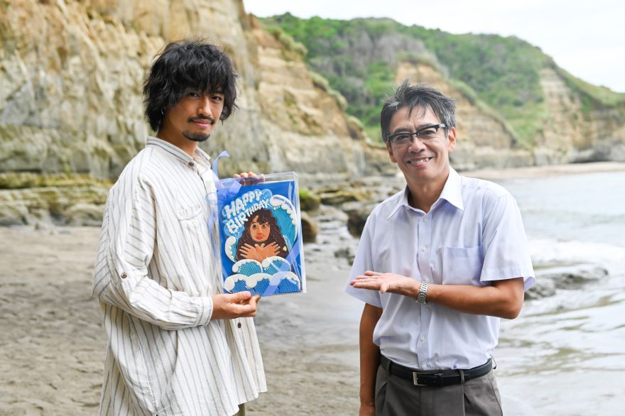 テレ朝post 斎藤工 40歳の誕生日 漂着者 撮影現場で生瀬勝久らがサプライズお祝い