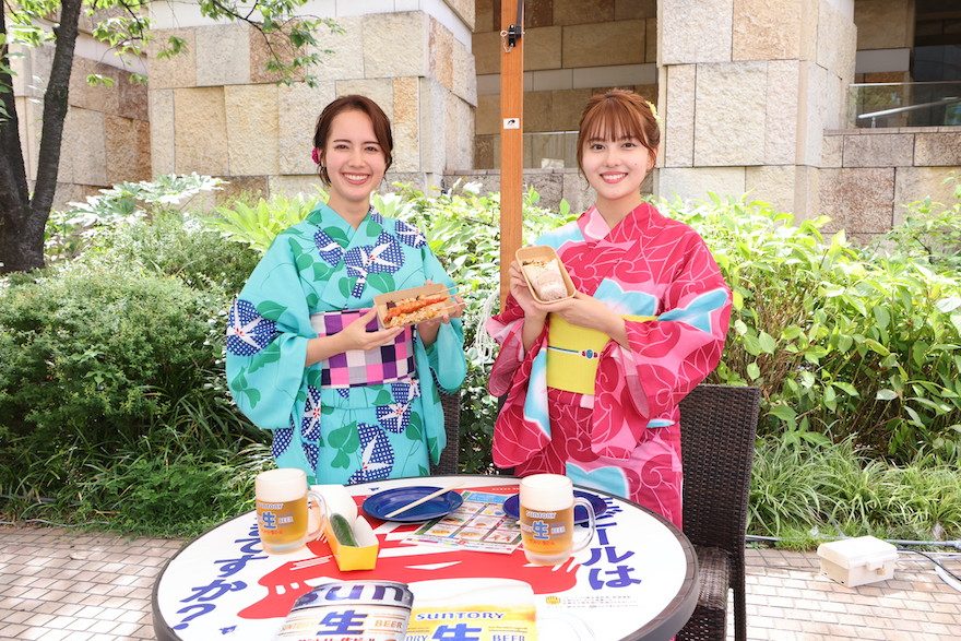 テレ朝・新人の浦林凜アナ＆宮本夢羅アナ、“巨大ドラゴン”に仰天！初体験の食レポにもチャレンジ