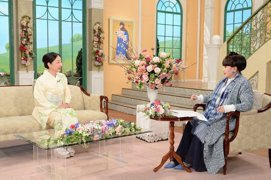 テレ朝POST » 松雪泰子、麗しい着物姿で20年ぶり登場！5歳だった息子は